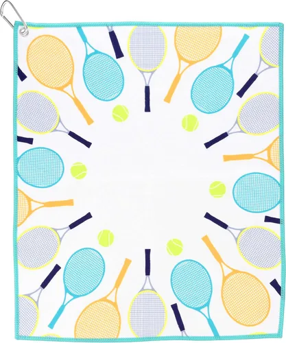 Vista 9 de Millie Rose - Toallas de tenis con múltiples estampados de moda, toallas de tenis de algodón de microfibra suave de 15 x 17 pulgadas con clip
