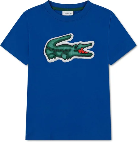 Vista 8 de Lacoste Camiseta unisex con estampado de cocodrilo bordado para adultos Verde