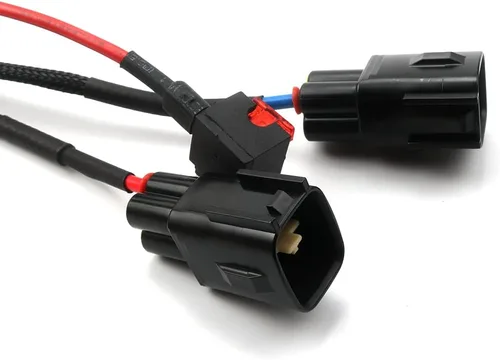 Vista 6 de Compatible con arnés de conversión de faros delanteros LED OEM Toyota Tundra con arnés adaptador DRL 2014-2019 (con arnés de alimentación DRL)