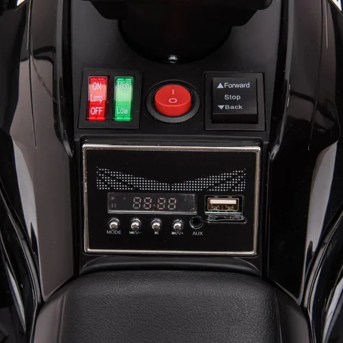 Vista 5 de ATV de 12 V para niños con control remoto, cuatro ruedas eléctricas, hasta Negro
