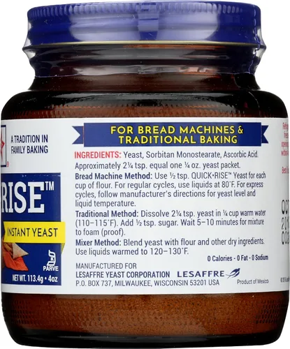 Vista 7 de Red Star - Máquina de pan de levadura sin gluten, 4 onzas