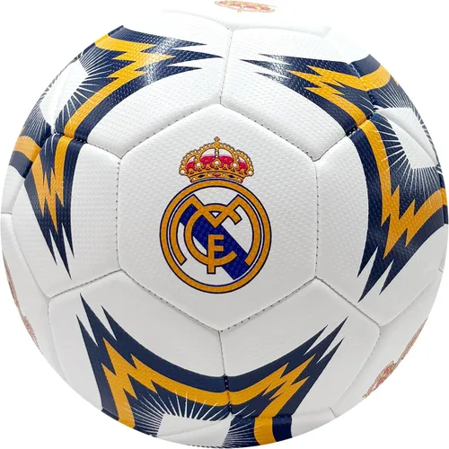 Vista 4 de Icon Sports Balón de fútbol oficial del Real Madrid CF - Talla 5 154BLT-blanco
