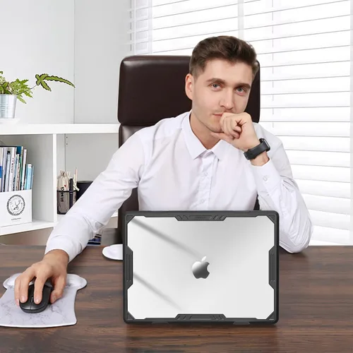 Vista 6 de MOSISO - Funda compatible con MacBook Air de 15 pulgadas M5 M4 M3 M2 Transparente