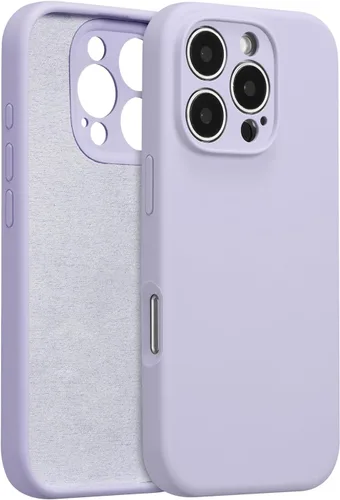 Vista 12 de Funda de silicona para iPhone Air, con [protección completa de la cámara] [forro de microfibra suave antiarañazos], funda de silicona líquida ultra