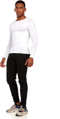 Vista 2 de Russell Athletic Camiseta de compresión de manga larga para hombre