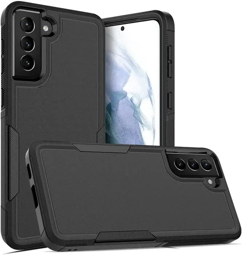 Vista 48 de Funda WOGROO para Samsung Galaxy Z Fold 4 - Funda protectora para teléfono a prueba de golpes, duradera, negra
