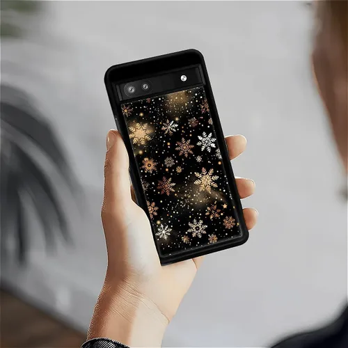 Vista 423 de Compatible con Google Pixel 4A 5G Mobile Case Creative Acrylic Panel trasero Silicona Protección Grip especialmente diseñado para Google Pixel 4A 5G