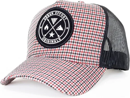 Vista 13 de Urban Effort Gorra trasera de malla, para hombres y mujeres, gorra de béisbol de 5 paneles, gran cierre a presión para caza y senderismo