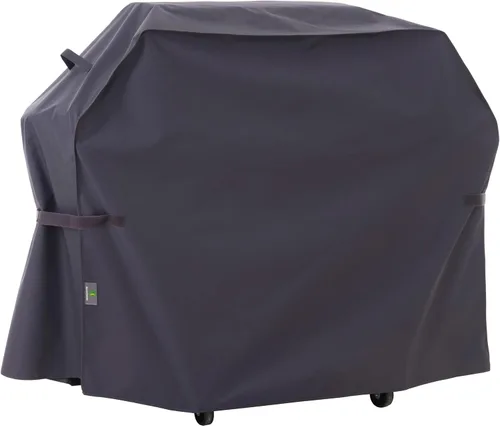 Vista 9 de F&J Outdoors Cubierta impermeable para parrilla resistente a los rayos UV para barbacoa de gas carbón de 2 quemadores, 48 pulgadas de ancho x 27