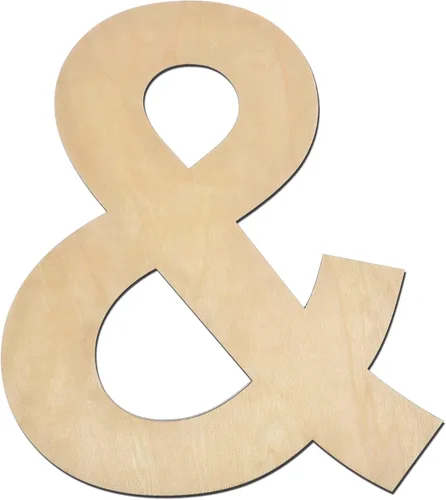 Vista 39 de Letra de madera A de 12 pulgadas de grosor, letra de madera grande sin terminar de 1/4 de pulgada de grosor para decoración de pared del hogar Letra