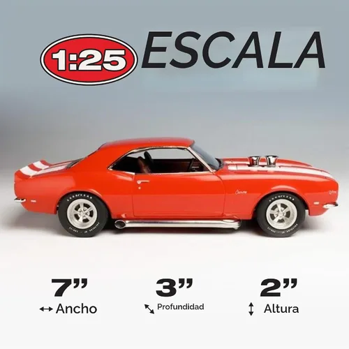 Vista 4 de AMT 1968 Chevy Camaro Z/28 Kit de modelo a escala 1:25