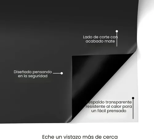 Vista 4 de Cricut® Value Iron-On, Muestra de Arcoíris - 30 cm x 30 cm (20 unidades) - Vinilo de Transferencia de Calor HTV