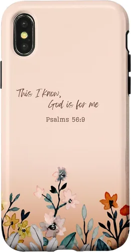 Vista 5 de Psalm 56:9 Case for iPhone 16