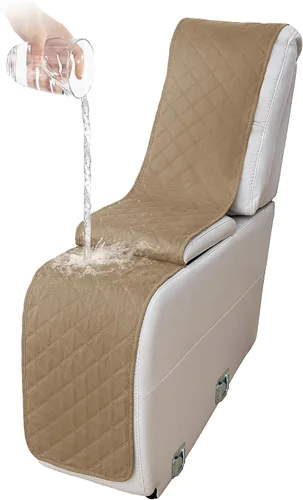 Vista 71 de HDCAXKJ Fundas de sofá seccional reclinable 100% impermeable, forma de L, funda de sofá reclinable lavable acolchada suave para mascotas, perro