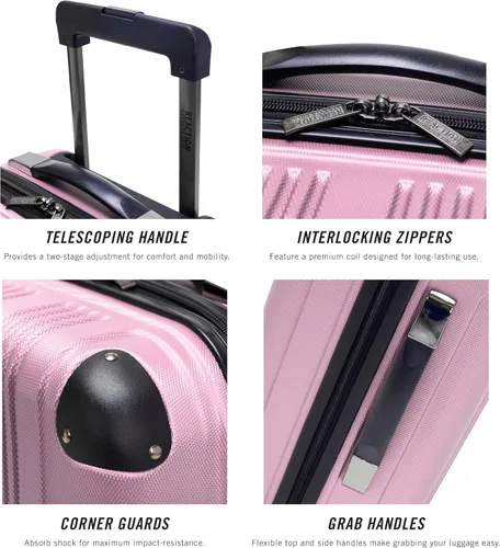 Vista 180 de Kenneth Cole Reaction Out Of Bounds - Equipaje de transporte vertical, Carbón), 5705058