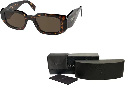 Vista 3 de Prada PR17WS Rectangle Sunglasses for Women BUNDLE With Designer iWear Complimentary Eyewear Kit