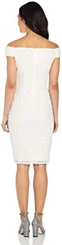 Vista 3 de Adrianna Papell Cuenta crujiente Off Shlder para mujer DRS