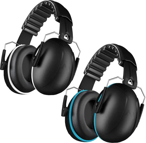 Vista 8 de Orejeras con cancelación de ruido para protección auditiva al disparar, auriculares con reducción de ruido SNR 35dB para niños adultos con autismo