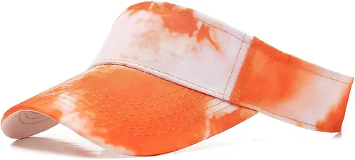Vista 5 de Gorras Deportivas con Visera Solar de Algodón con Parte Superior Abierta para Hombres y Mujeres Verde militar