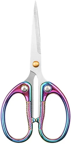 Vista 15 de Tijeras de bordado de acero inoxidable de 4.5 pulgadas para costura, tijeras pequeñas y afiladas para manualidades, trabajo de arte, herramienta