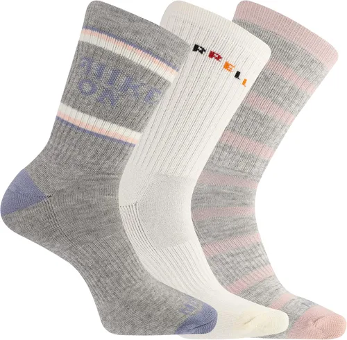 Vista 11 de Merrell Paquete de 3 calcetines de senderismo para mujer (pestaña de corte bajo/cuarto/tripulación)