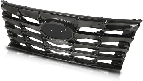 Vista 12 de PIT66 Conjunto de parrilla delantera cromada compatible con Sonata 2011 2012 2013 HY1200154 863503S100