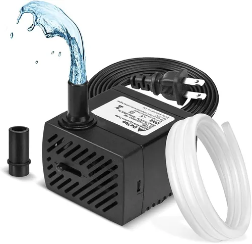 Vista 9 de DaToo 50 gal/hr 3W Bomba de agua sumergible pequeña Bomba de fuente mini ultra silenciosa para acuario, tanque de peces, estanque, estatua, cultivos