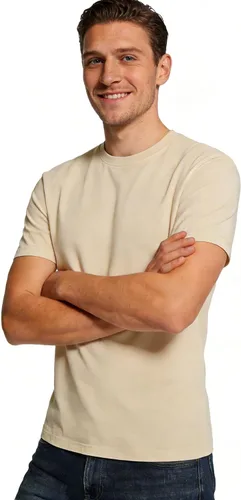 Vista 2 de Camiseta de manga corta con cuello redondo para hombre