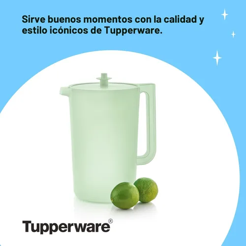 Vista 5 de Tupperware Heritage - Jarra de 1 galón en menta, apta para lavavajillas y sin BPA