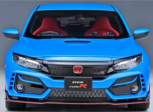 Vista 7 de Autoart 73224 - Coche Civic Type R (FK8) RHD (conducción a la derecha) Racing Blue Pearl 1/18 Model Car