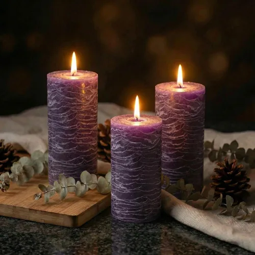 Vista 31 de Richland® Juego de 20 velas de pilar de 2 x 3 pulgadas, color marfil sin perfume