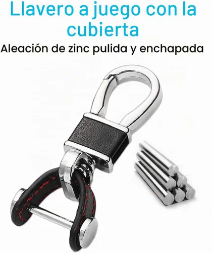 Vista 5 de MECHCOS Compatible con Dodge Durango Challenger Charger Hornet Jeep Compass Grand Cherokee WK Ram Promaster 1500 2500 3500 Chrysler 300 Funda