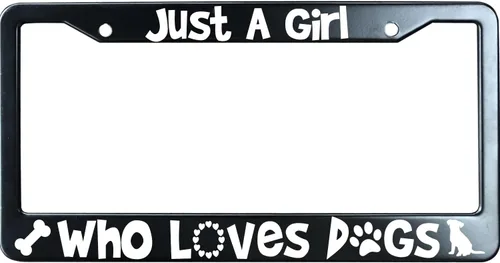 Vista 9 de Adopt A Shelter Pet Paws - Marco de matrícula negro mate para hombres y mujeres, marco de placa de automóvil de acero inoxidable resistente con 2