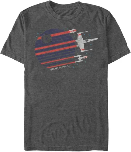 Vista 21 de Star Wars Rebel Flyby - Camiseta para hombre Gris asfalto