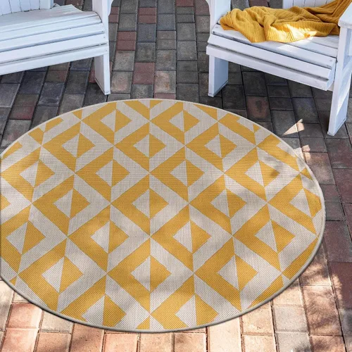 Vista 24 de Unique Loom Jill Zarin Outdoor Collection - Alfombra rectangular (2 pies 2 pulgadas x 3 pies 1 pulgadas, rectangular, beige y marrón)
