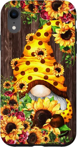 Vista 25 de Yellow Sunflower Gnome for Women Cute Summer Flower Pattern Case for iPhone 17