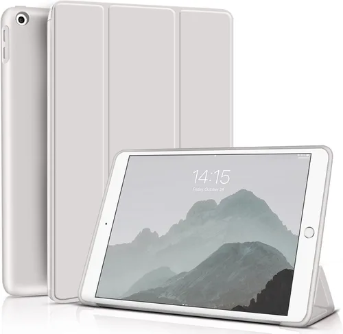 Vista 8 de Aoub Funda para iPad de 9ª generación 2021 de 10.2 pulgadas, iPad de 8ª/7ª generación 2020/2019, sin soporte para lápices, funda trasera de TPU