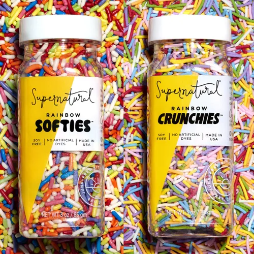 Vista 7 de Supernatural All Natural Sprinkles Juego de Navidad Sin Colorantes, Sin Colorantes Artificiales, Sin Soja, Sin Gluten, Vegano y Espolvoreados
