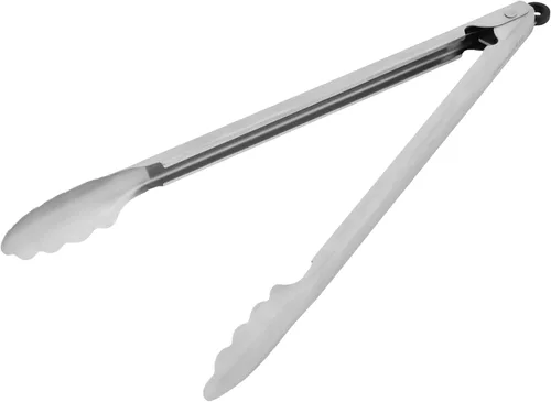 Vista 3 de KitchenAid Pinzas de acero inoxidable con punta de silicona, 12 pulgadas, color negro
