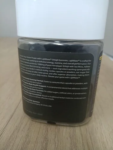 Vista 7 de Gomitas Shilajit para hombres – Más de 85 minerales traza y ácido fúlvico 120 gomitas