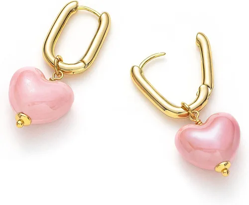 Vista 2 de C.Paravano Aretes de aro para mujer Aretes de aro Aretes colgantes para mujer