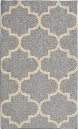 Vista 27 de Alfombra de Área Garland Rug Quatro Negra de 3' x 5' con Diseño de Enrejado Cut-Loop - Suave, Cómoda, Elegante y Económica en un Hermoso Color Negro