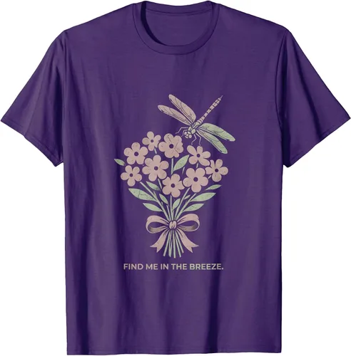 Vista 11 de Find Me In The Breeze Nature Inspired Design T-Shirt