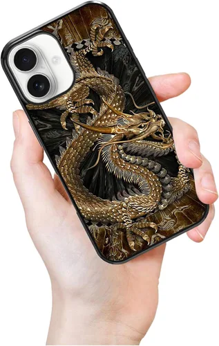 Vista 142 de Funda para iPhone Air - Dragón dorado chino