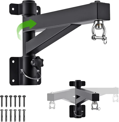 Vista 13 de Kipika Colgador de pared para bolsa pesada, soporte giratorio para bolsa de boxeo resistente para gimnasio en casa, longitud ajustable para bolsa