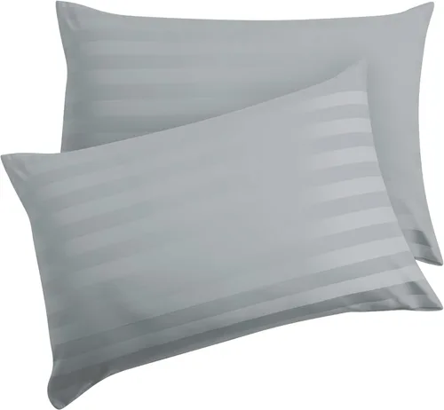 Vista 77 de Juego de 2 fundas de almohada 100% de algodón egipcio, fundas de almohada refrescantes de 400 hilos, fundas de almohada suaves y transpirables