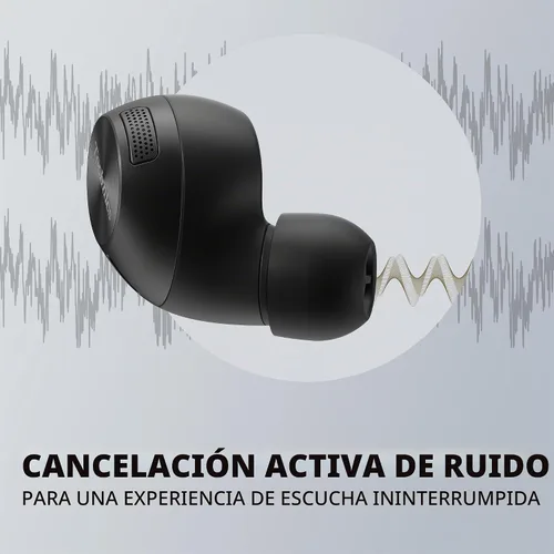 Vista 3 de Technics Auriculares Inalámbricos Bluetooth HiFi True Wireless Multipoint Earbuds II, Cancelación Activa de Ruido, Conectividad Multipunto de 3