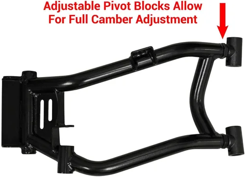 Vista 5 de SuperATV Kit de elevación de viaje largo de 6 pulgadas de alto espacio libre para Polaris RZR 800 (2008-2014) - Negro