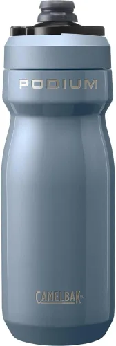 Vista 24 de CamelBak Podium - Botella de agua para bicicleta de acero inoxidable con aislamiento de acero, retención de frío para ciclismo, 12 onzas, color negro