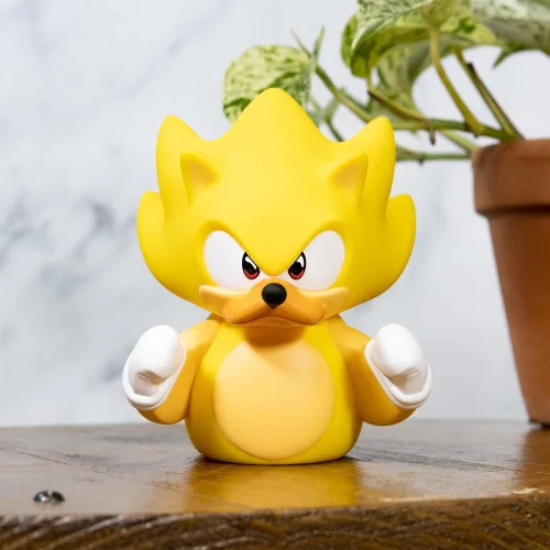 Vista 4 de TUBBZ Sonic The Hedgehog Super Sonic - Figura de vinilo coleccionable de pato - Productos oficiales de Sonic The Hedgehog - Películas y juegos de TV